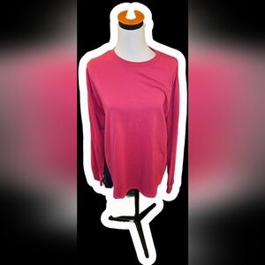Jerzees Pink Long Sleeve Tee